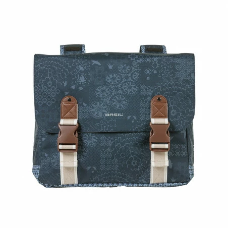 Double Sacoche Vélo BASIL Bohème 35L Bleu Indigo 9 Double Sacoche Vélo BASIL Bohème 35L Bleu Indigo – Image 7