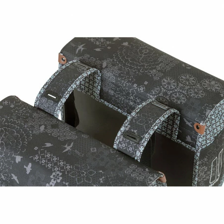 Double Sacoche Vélo BASIL Bohème 35L Gris 8 Double Sacoche Vélo BASIL Bohème 35L Gris – Image 6