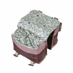 Double Sacoche Vélo BASIL Bohème 35L Rouge Figue 12 Double Sacoche Vélo BASIL Bohème 35L Rouge Figue -Antivol vélo importe boutique double sacoche velo basil boheme 35l rouge figue 3