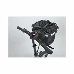KLICKFIX Panier Avant Reisenthel Bikebasket -Antivol vélo importe boutique panier avant pliable noir bikebasket noir 1