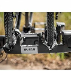 Porte Vélo Voiture Pliable Et Inclinable EUFAB Premium Fixation Attelage (2 Vélos) -Antivol vélo importe boutique porte velo voiture pliable et inclinable eufab premium fixation attelage 2 velos 9