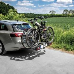 Porte Vélo Voiture Pliable EUFAB Fixation Attelage (2 Vélos) -Antivol vélo importe boutique porte velo voiture pliable eufab fixation attelage 2 velos 2