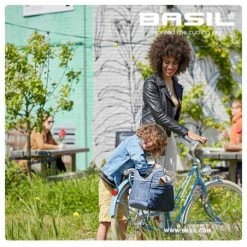 Sac Vélo + épaule BASIL Bohème Gris 18L -Antivol vélo importe boutique sac velo epaule basil boheme gris 18l 7