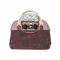 Sac Vélo + épaule BASIL Bohème Rouge Figue 18L -Antivol vélo importe boutique sac velo epaule basil boheme rouge figue 18l 3