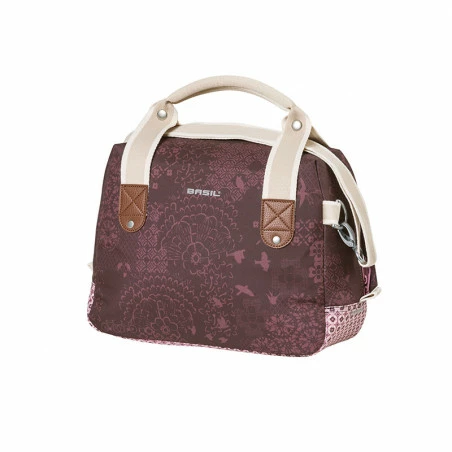 Sacoche De Guidon Vélo BASIL Bohème 8L Rouge Figue 3 Sacoche De Guidon Vélo BASIL Bohème 8L Rouge Figue