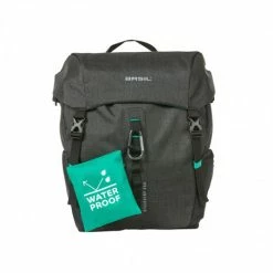 Sacoche Simple Vélo Basil Discovery 365D 9L Noir Mêlée -Antivol vélo importe boutique sacoche simple velo basil discovery 365d 9l noir melee 2